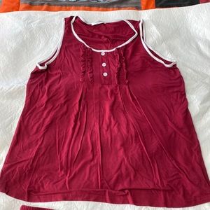 Knit pajamas with shorts